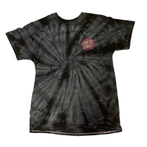 Santa Cruz Skateboard tie dye tshirt